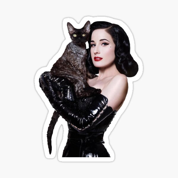 Item preview, Dita and Aleister the Cat von Teese Cutout designed and sold by goon-squad.