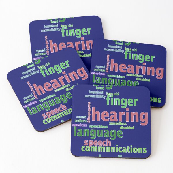 Item preview, HEARING IMPAIRED,COMMUNICATING WITH SIGN LANGUAGE. designed and sold by Adri Barnard.