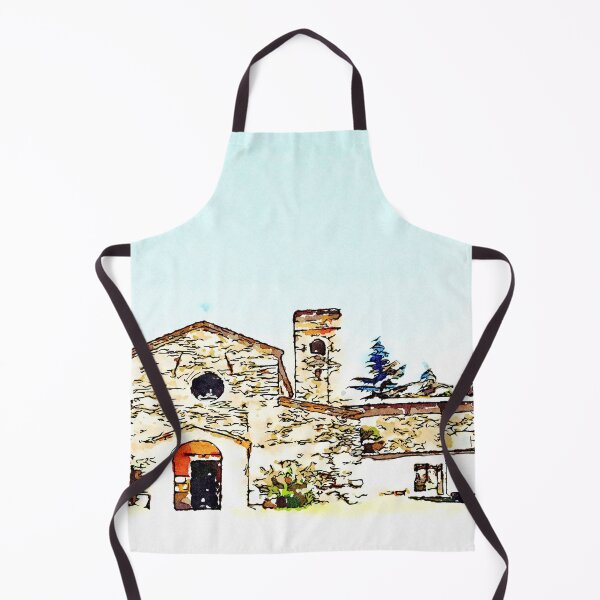 Item preview, Pieve di Tho: church and cypress designed and sold by Giuseppe Cocco.