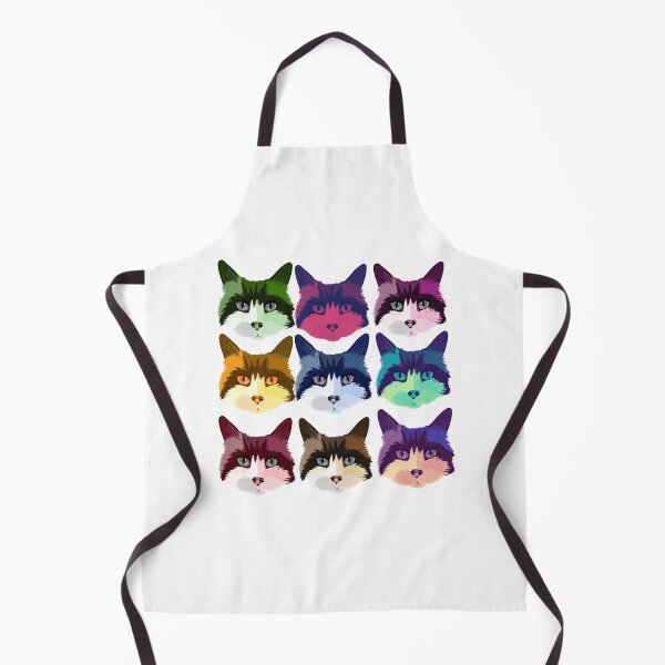 Item preview, 9 colourful cats designed and sold by Colonels  Basement.