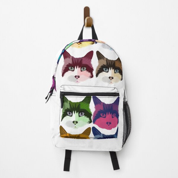 Item preview, 9 colourful cats designed and sold by Colonels Basement.