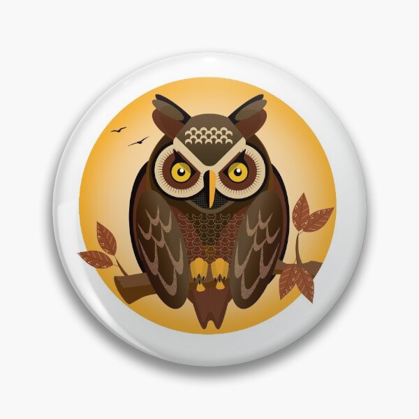 Item preview, Eagle Owl on a branch against the moon light designed and sold by Joanne Williams.