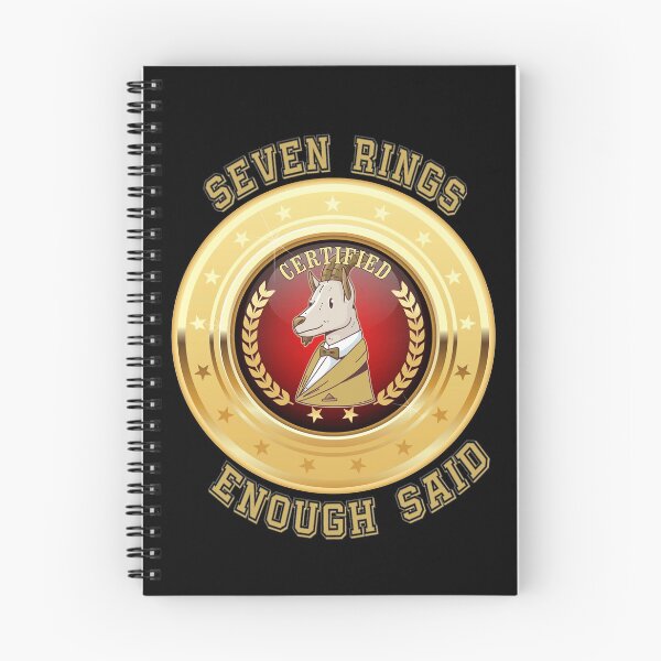 Item preview, SEVEN RINGS ENOUGH SAID CERTIFIED G.O.A.T designed and sold by PhillDaPhlava.