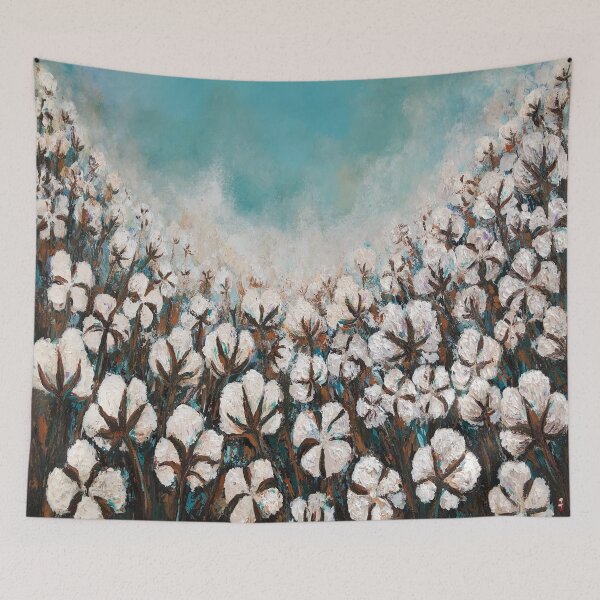 Item preview, Blossoming cotton flower designed and sold by Roy & Tiffany.