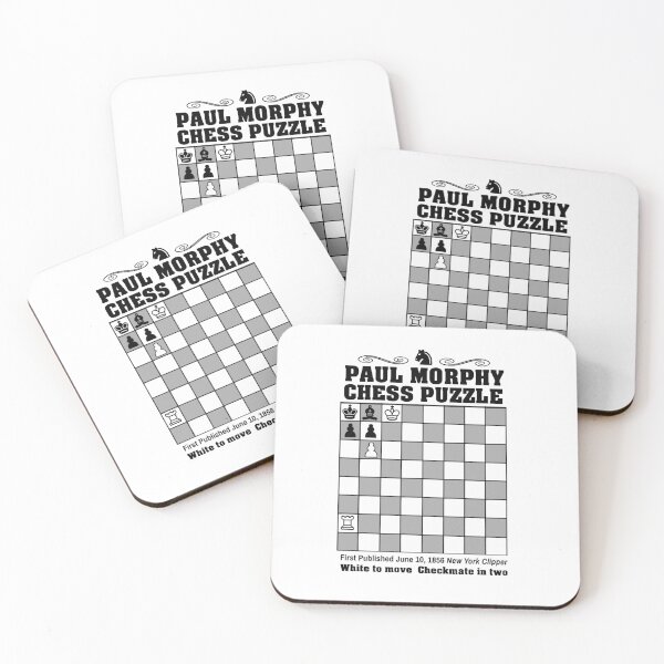 Item preview, Paul Morphy--Chess Puzzle designed and sold by tshdesigns.