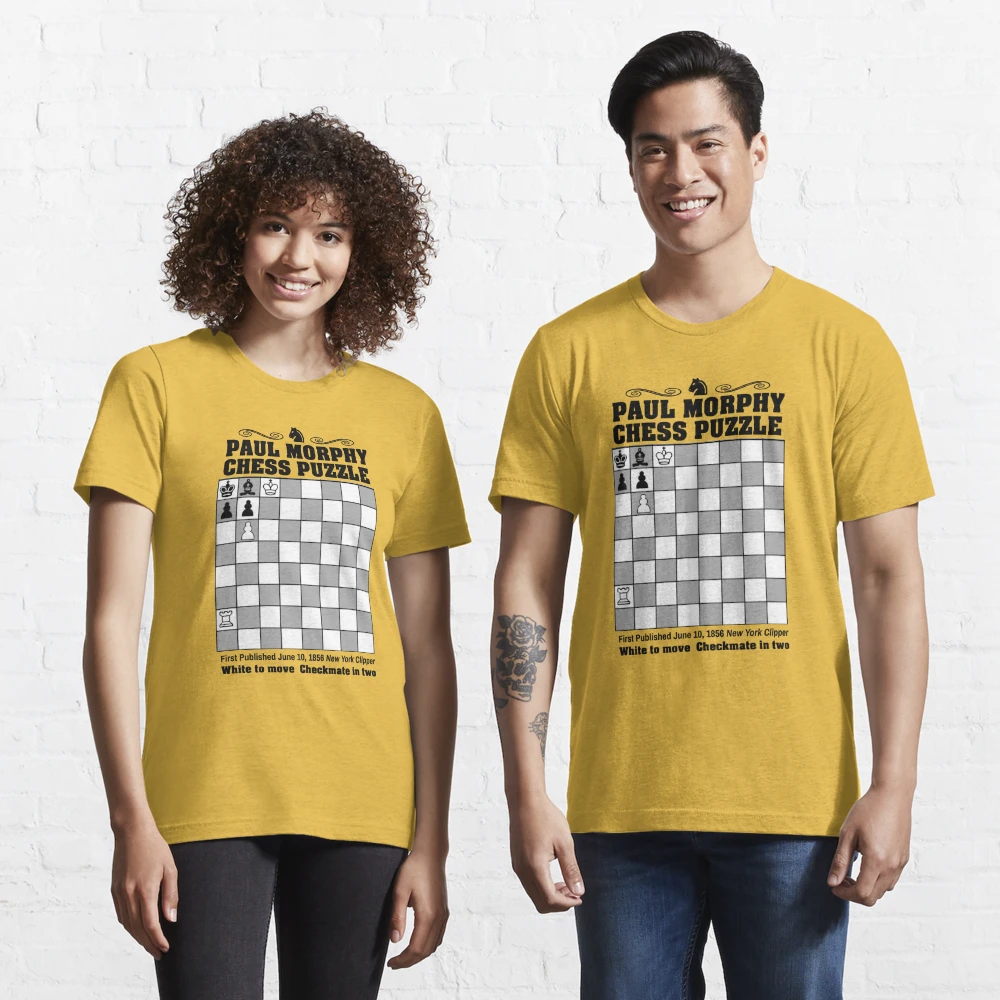 Paul Morphy Chess Puzzle Chess player T-Shirt