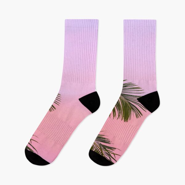 Item preview, Pink Sunset Palm Tree Leaf designed and sold by newburyboutique.