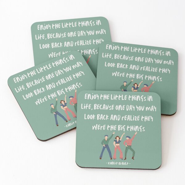 Item preview, Enjoy the little things in life because one day you may look back and realise they were the big things Quote designed and sold by Arts-And-Things.
