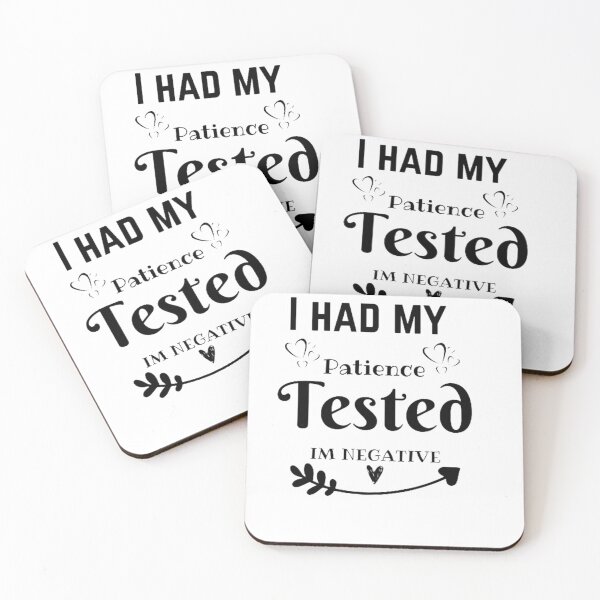Item preview, I had my patience tested i'm negative designed and sold by Luna-shop16.