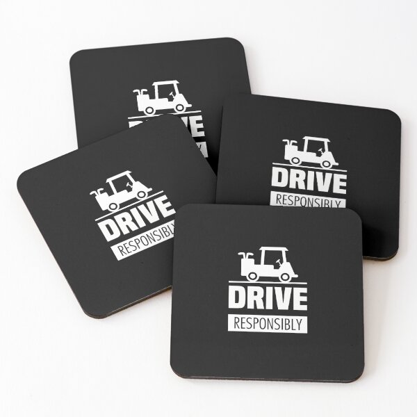 Item preview, Drive Responsibly Funny Cute Best Golf Car Gift Set Idea designed and sold by NSTeeDesign.