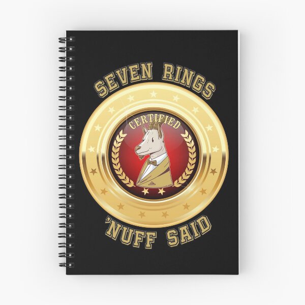 Item preview, SEVEN RINGS 'NUFF SAID CERTIFIED G.O.A.T designed and sold by PhillDaPhlava.