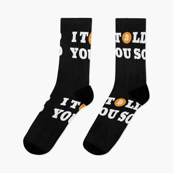 Item preview, Bitcoin I Told You So - White Text designed and sold by VvdVenDesign.