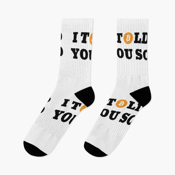Item preview, Bitcoin I Told You So - Black Text designed and sold by VvdVenDesign.