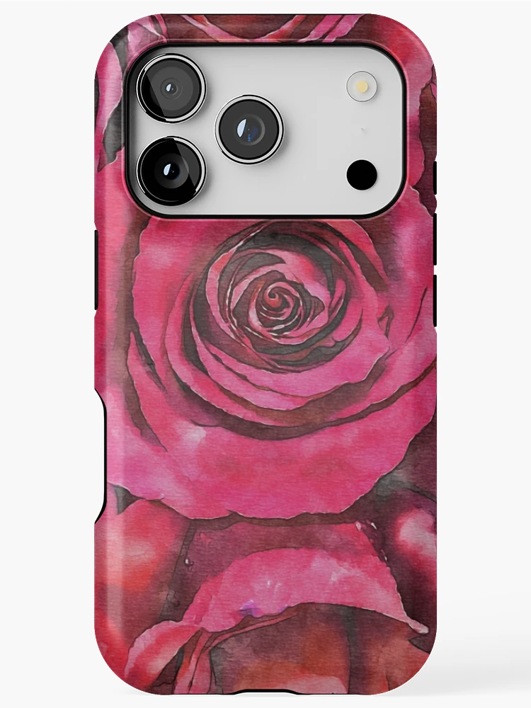 Thumbnail 1 of 4, iPhone Case, Red Roses designed and sold by Jason Tompkins.