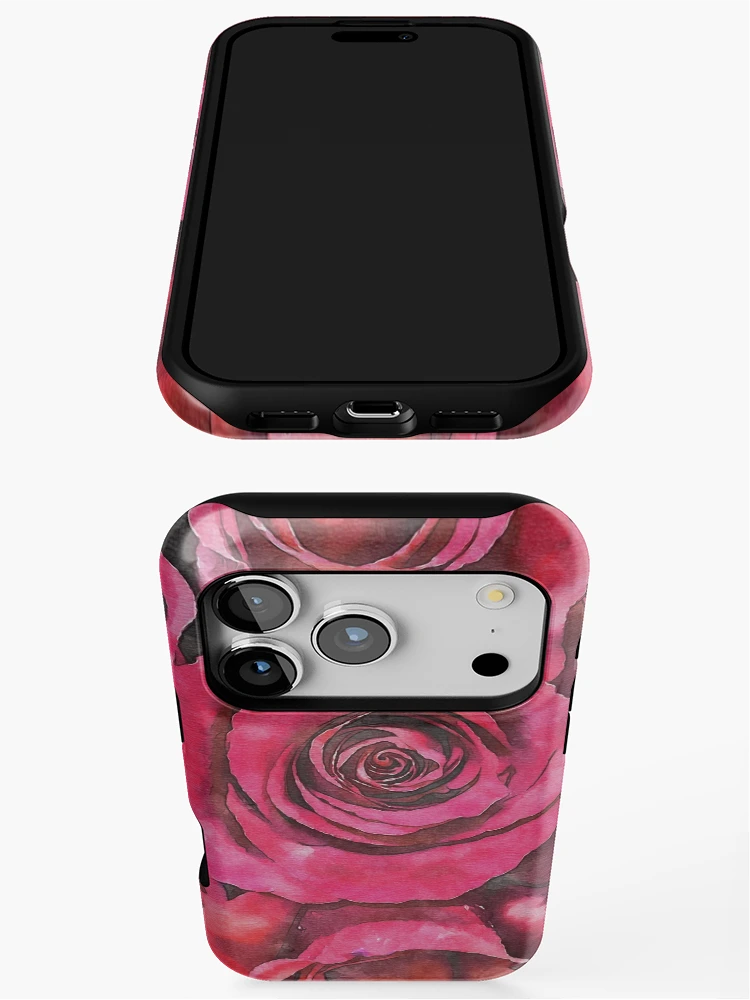 Thumbnail 3 of 4, iPhone Case, Red Roses designed and sold by Jason Tompkins.