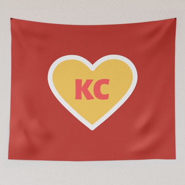 Item preview, I Love Kansas City Heart KC Football designed and sold by hibamouafak.