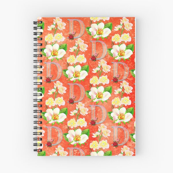 Item preview, Floral Letter D patterns  designed and sold by MoSaid.