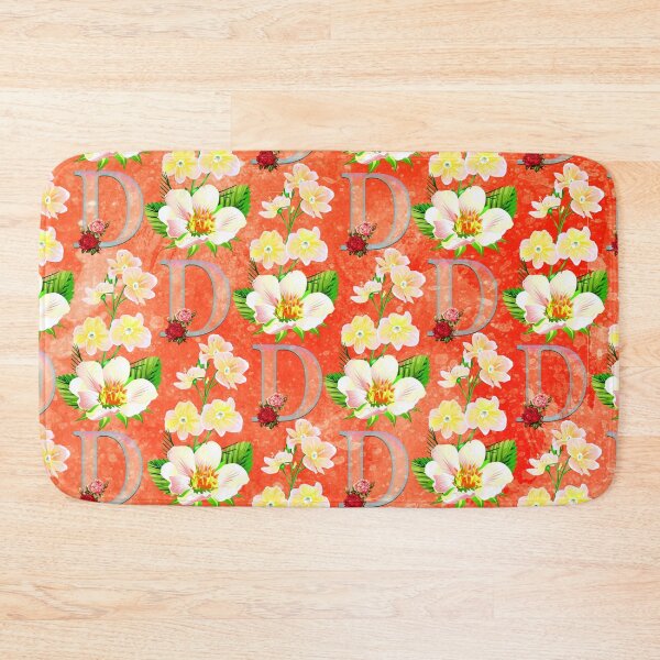 Item preview, Floral Letter D patterns  designed and sold by MoSaid.