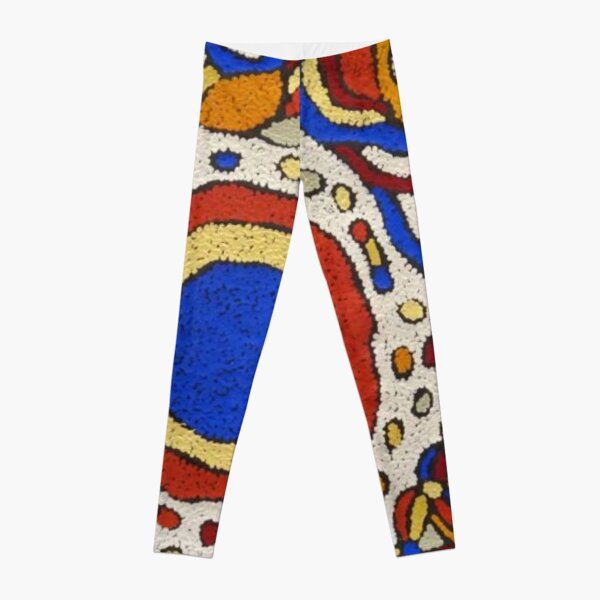 Aboriginal Yoga Capri Leggings for Women Inspired Australian