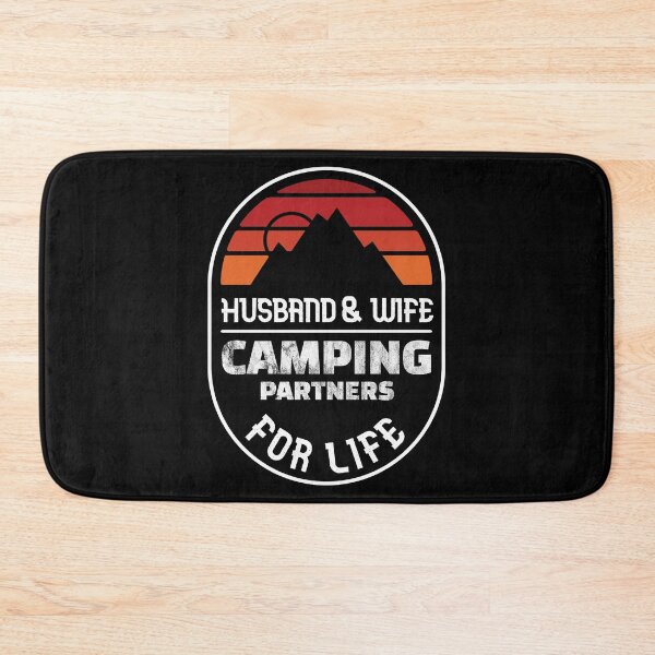 Item preview, Womens Camping Couples / Husband Wife Partners Life Saying / Sun graphic design designed and sold by CreatedByHeidi.
