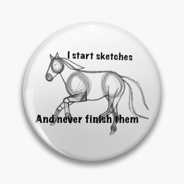 Item preview, I start sketches but never finish designed and sold by Paige0806.