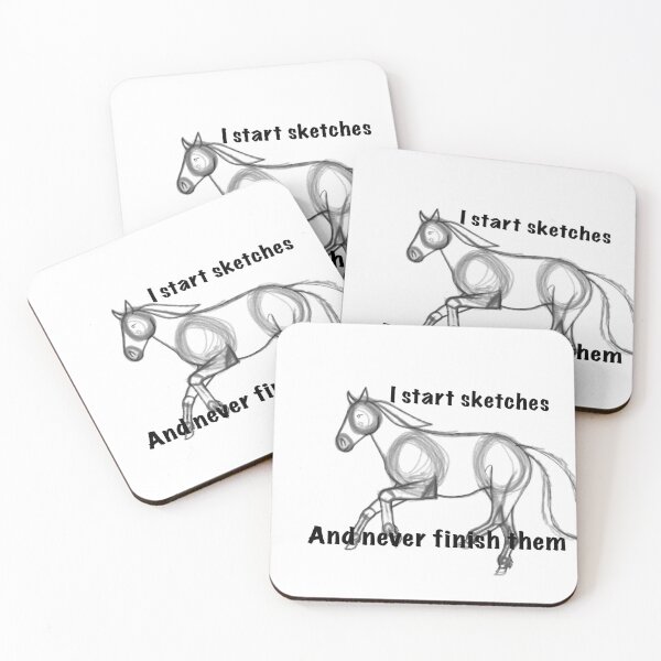 Item preview, I start sketches but never finish designed and sold by Paige0806.