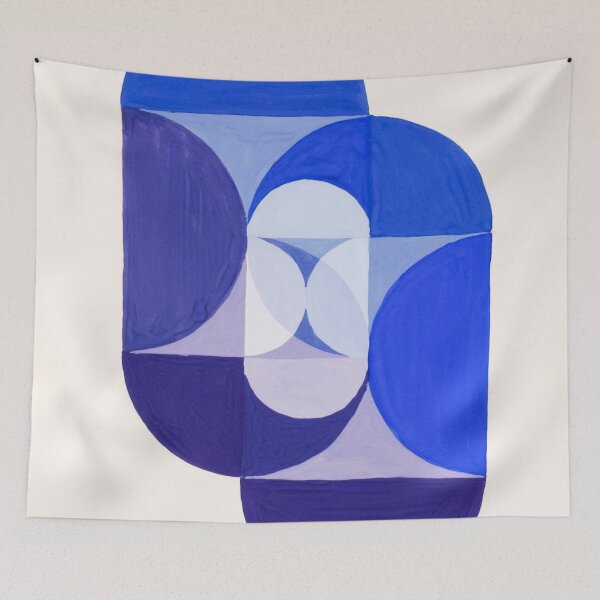 Item preview, Key Blue by Joseph Schillinger designed and sold by redoARTstore.