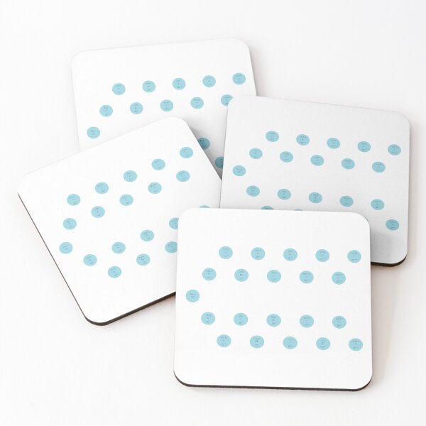 Item preview, Units prefixes-circles- blue- pack of stickers designed and sold by CSouissi.