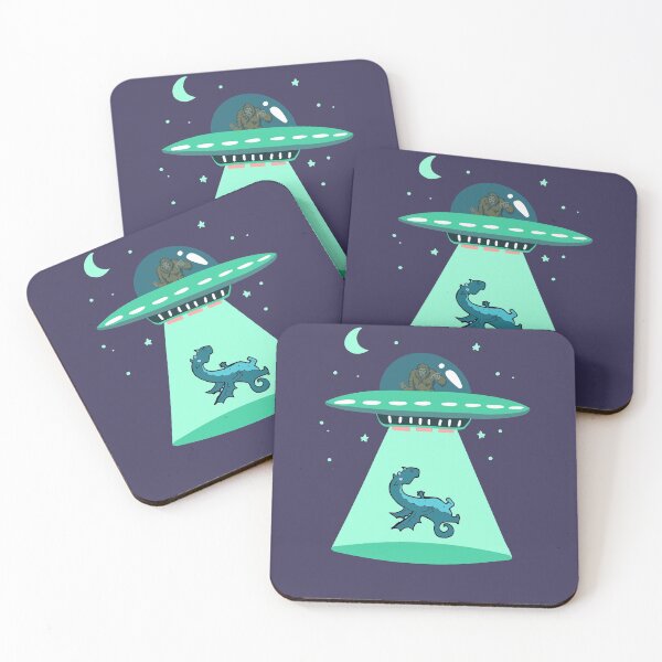 Artikelvorschau, Bigfoot UFO Drachen Lustige Alien Entführung Drachen Humor Geschenk entworfen und verkauft von trendo.