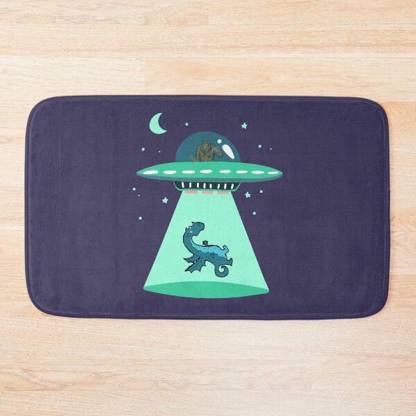 Artikelvorschau, Bigfoot UFO Drachen Lustige Alien Entführung Drachen Humor Geschenk entworfen und verkauft von trendo.