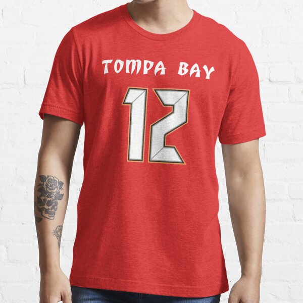 deadmansupplyco Vintage Football - Tampa Bay Buccaneers (Orange Tampa Bay Wordmark) Long Sleeve T-Shirt