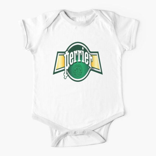 Haaaaaa, Perrier Short Sleeve Baby One-Piece