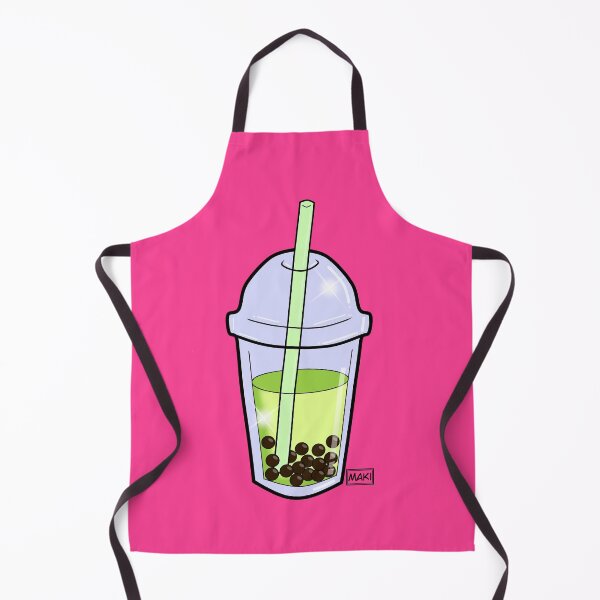 Item preview, Neon green bubble tea designed and sold by MakiArts.