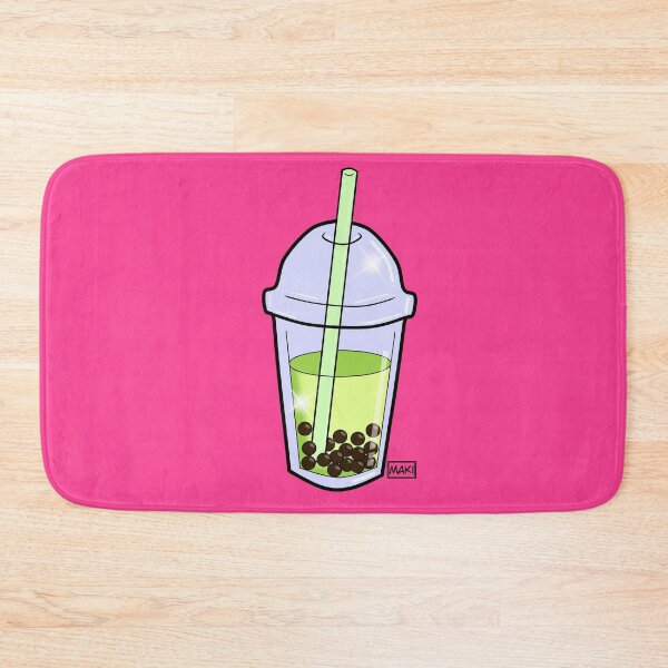 Item preview, Neon green bubble tea designed and sold by MakiArts.