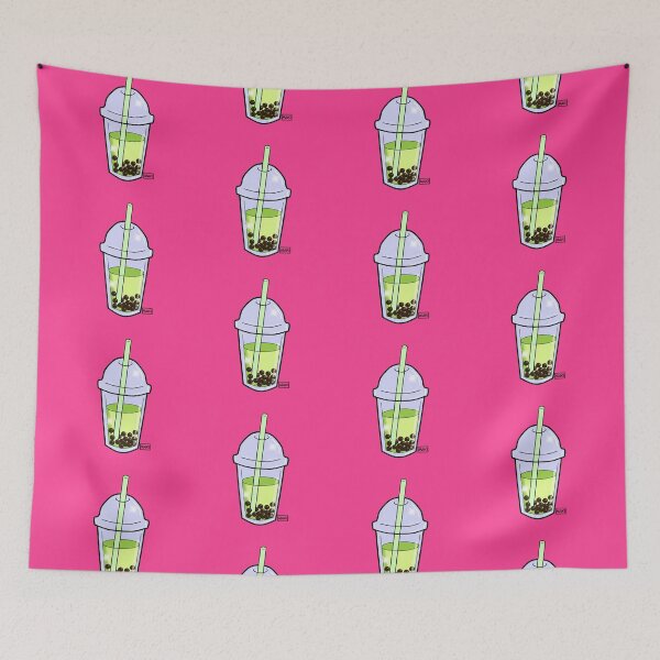 Item preview, Neon green bubble tea designed and sold by MakiArts.