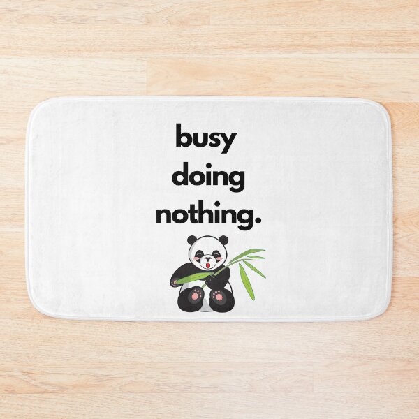 Item preview, Busy doing nothing panda designed and sold by MerlinTea.
