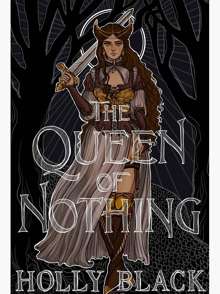 queen of nothing quote | Art Board Print