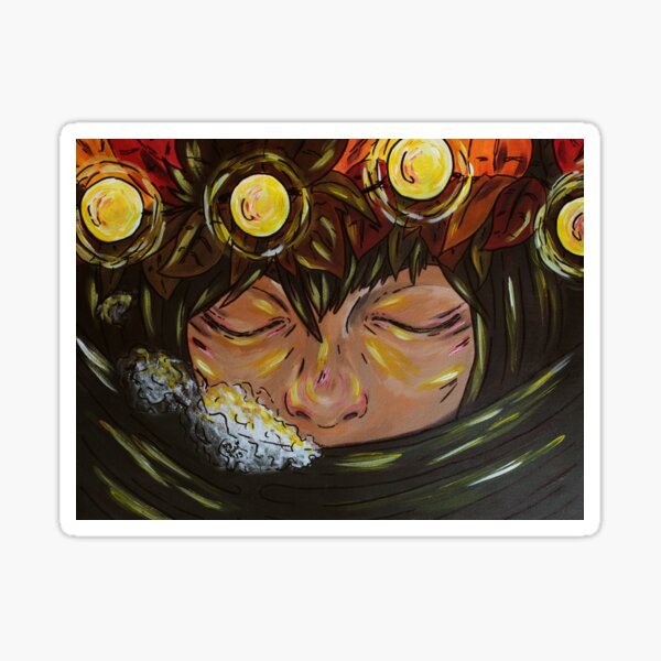 Illustration - "autumn spirit" Sticker