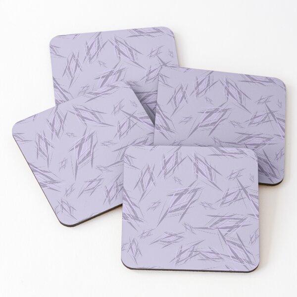 Item preview, Abstract bamboo leaf texture on light purple background designed and sold by 26Common.