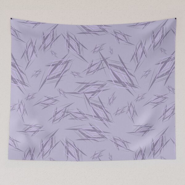Item preview, Abstract bamboo leaf texture on light purple background designed and sold by 26Common.
