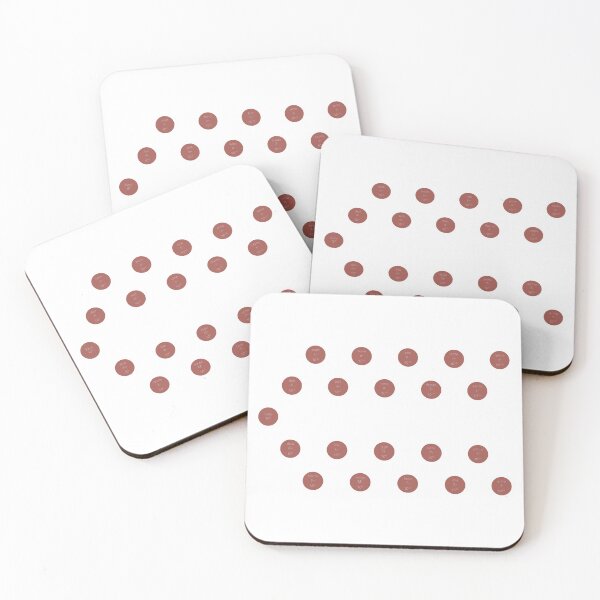 Item preview, Units prefixes-circles- brown- pack of stickers designed and sold by CSouissi.
