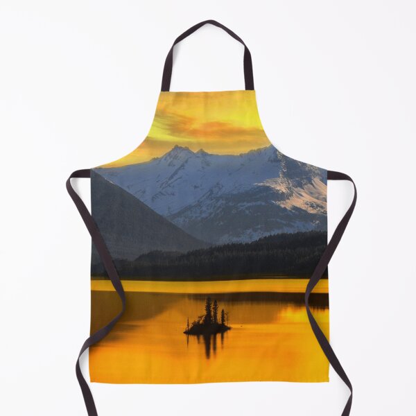 Item preview, Alaska Sunset Scene with Snowy Mountains designed and sold by AlaskaExtreme.