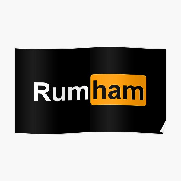 "rum ham rumham" Poster for Sale by elciak Redbubble