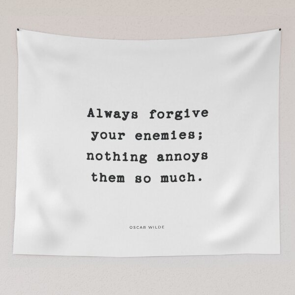 Item preview, Always Forgive Your Enemies | Quote designed and sold by Wallpacas.