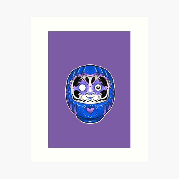 Japanese Daruma Doll Art Print