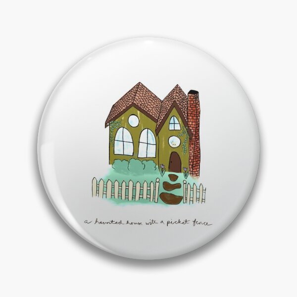 Item preview, Pheobe Bridgers Haunted House with a Picket Fence designed and sold by awthanksbuddy.