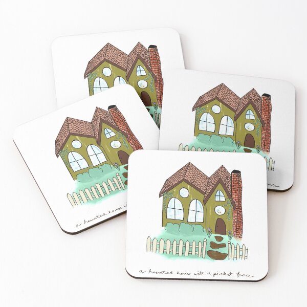 Item preview, Pheobe Bridgers Haunted House with a Picket Fence designed and sold by awthanksbuddy.