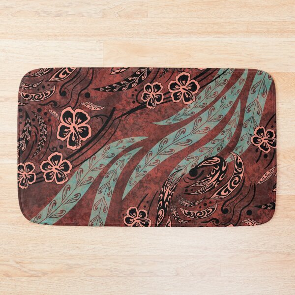 Item preview, Mauna Loa Lava Red Hawaiian Tribal Watercolor Splash designed and sold by sunnthreads.