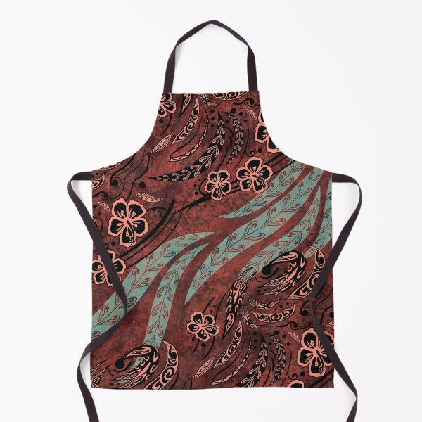 Item preview, Mauna Loa Lava Red Hawaiian Tribal Watercolor Splash designed and sold by sunnthreads.