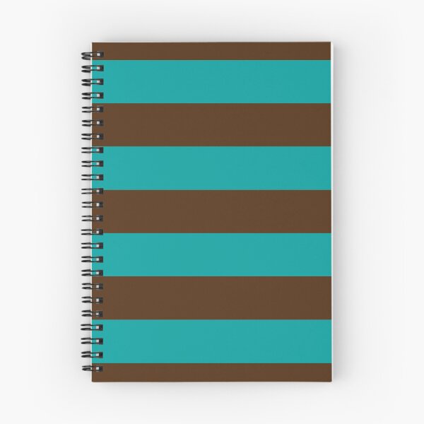 Item preview, Chocolate and Teal Stripes designed and sold by DesignCats.